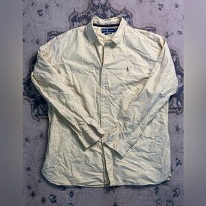 Ralph Lauren Classic Fit Yellow Shirt